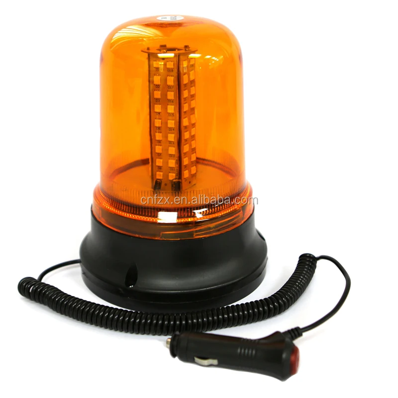 Amber Led Beacon Light Warning 12-24volt Strobe Led Police Trunk Lamp