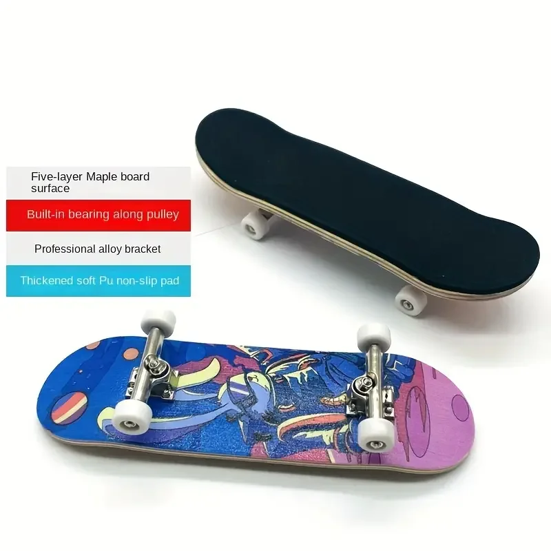 28mm Pro Fingerboard Madera Professional Mini Finger Skateboard Board Skate De Dedo