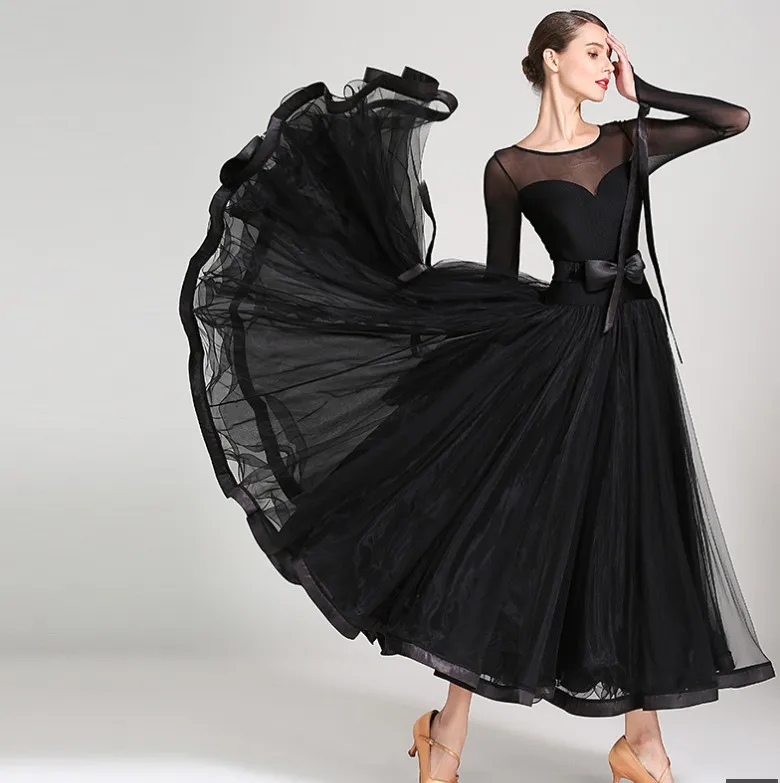 New Coming Elegent Long Evening Dresses High Quality Ballroom Dance Wear