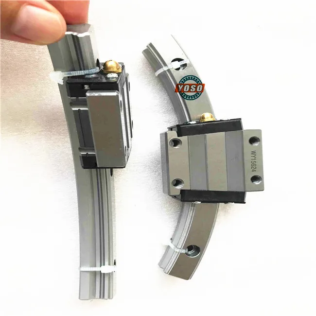 Cnc Linear Rail Guide Curved Guide Rail Hcr35a Hcr35a1uu Hcr35a+60/600r