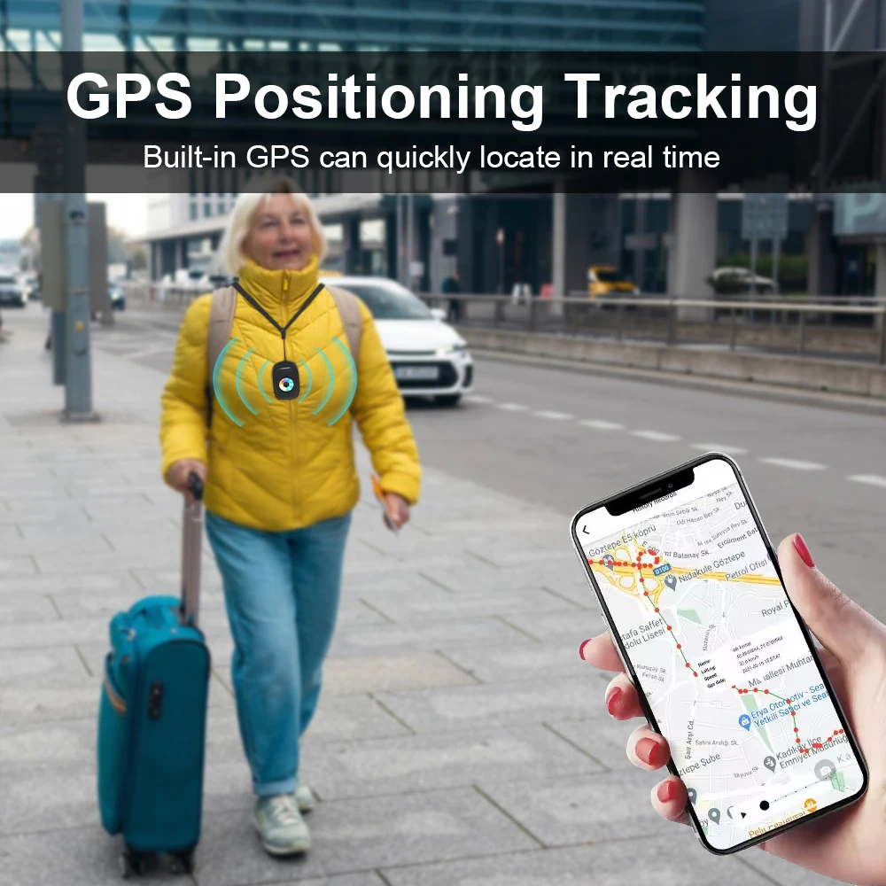 Mini GPS Tracker for Dog Cat  Small Real Time Tracking Device 30 Days Battery 4G LTE Hidden Adhesive Tracker Wearable Locator manufacture