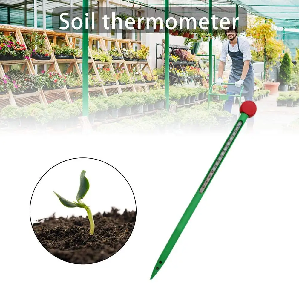 Soil Temperature Thermometer Probe to Monitor Soil Prior to Planting Seeds Plants & Vegetables 320mm 