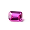 4# ruby helmet pink princess cut ruby piedra rainbow jewelry
