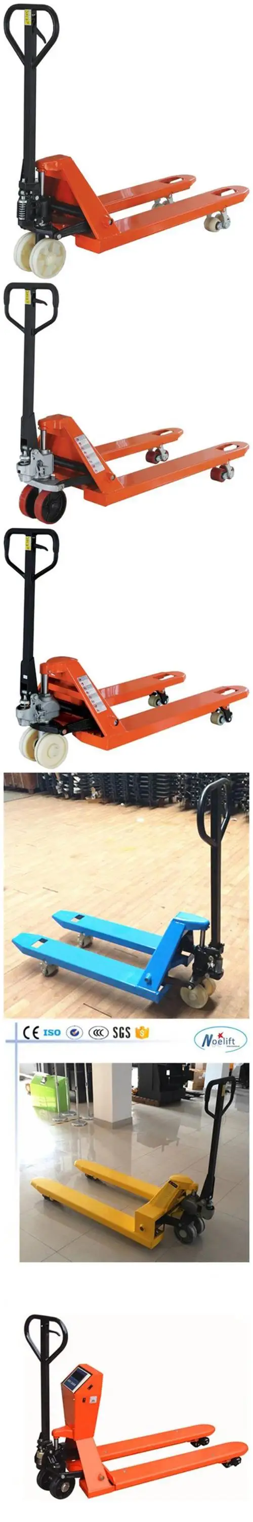 Manual Hand Forklift With Import Pump Hand Pallet Truck Hand Operated