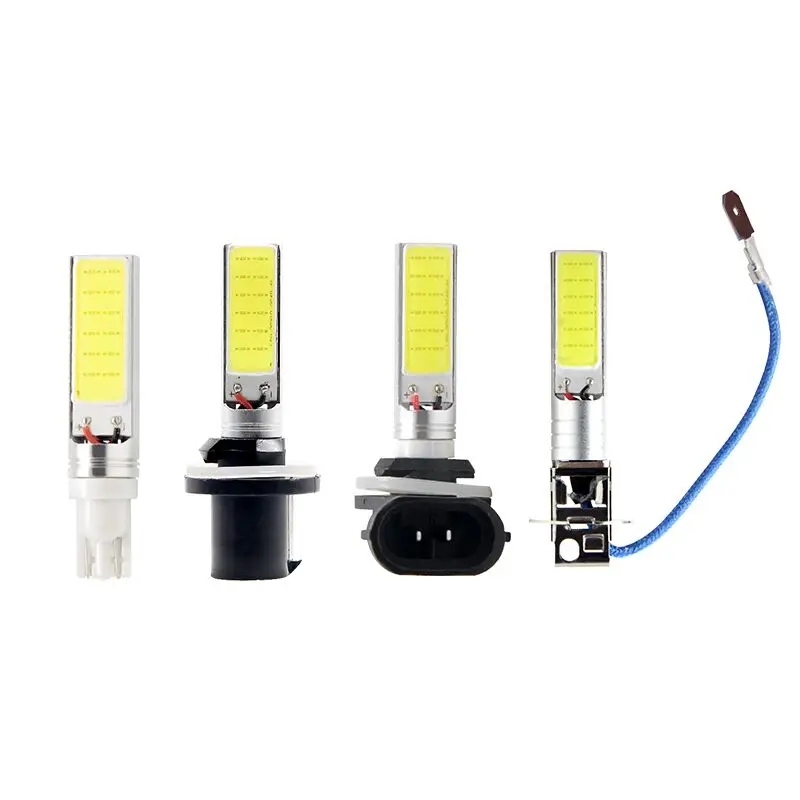 Auto lighting systems  auto led COB  h1 H3 led bulb 881 880 t10 led light car accessories lighting headlights 12v