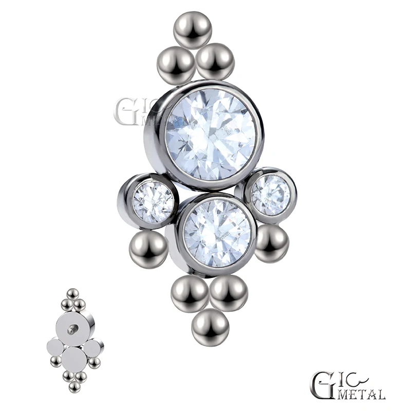 Piercing Wholesale Astm F136 Titanium Internallythreaded Ends Sun