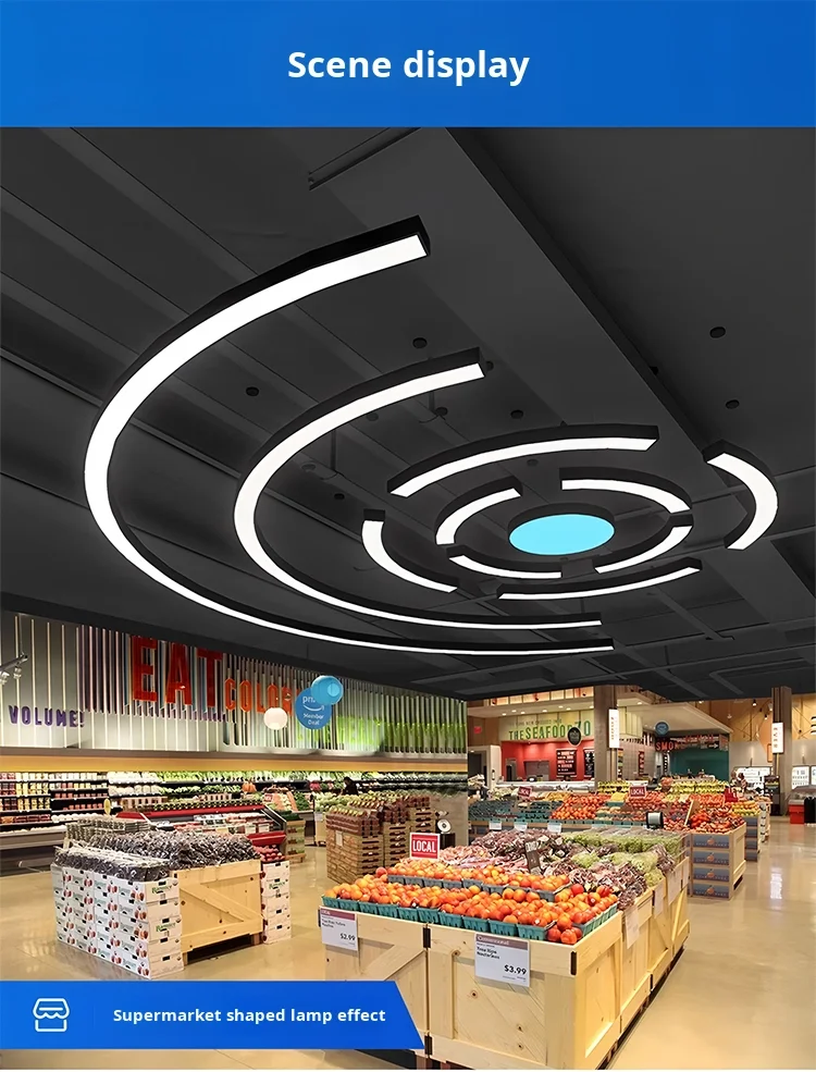 product special shaped chandeliers pendant lights for shopping malls internet cafes amusement centers dance studios childrens parks-5