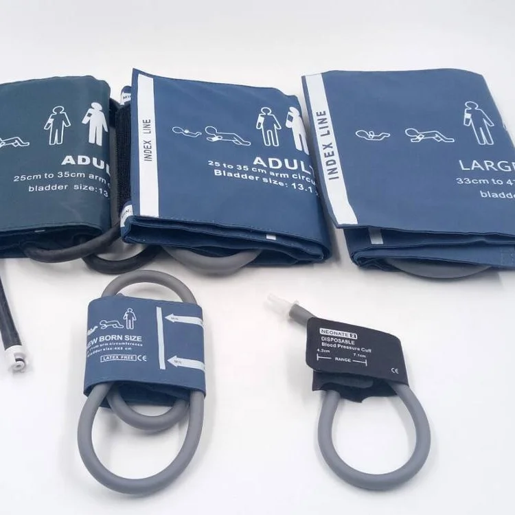 Patient monitor accessories single hose cuff neonate no-latex blood pressure cuff pediatric