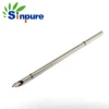Sinpure Customized stainless steel open end needle with laser marking