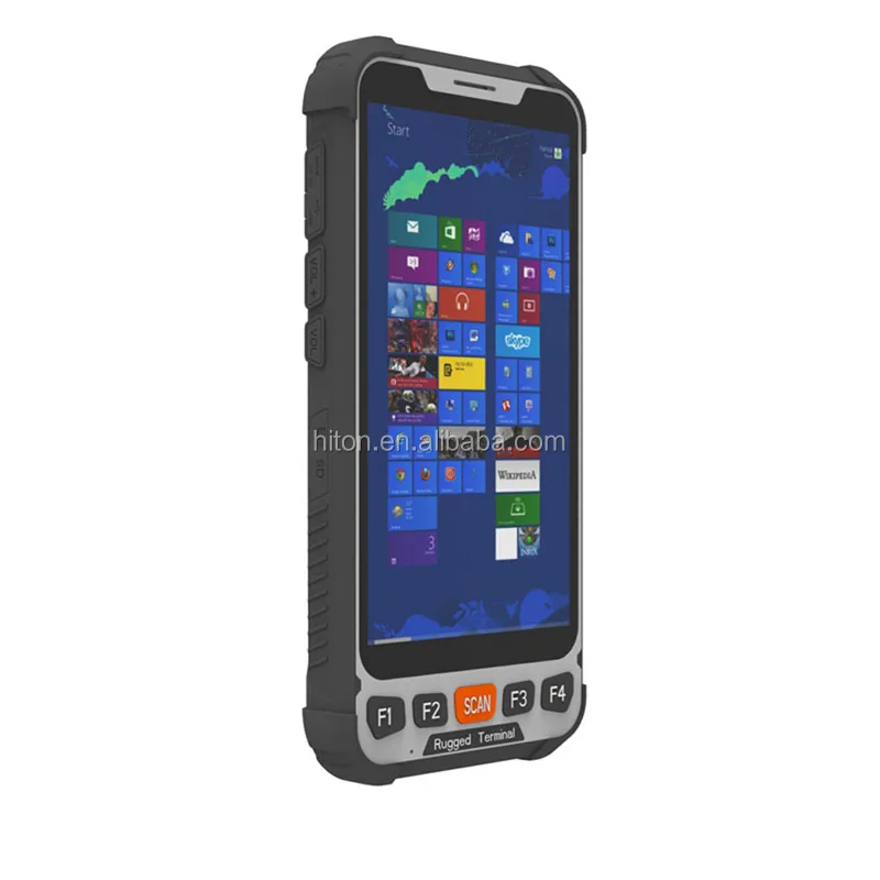 Cheapest Factory 5.5 inch Rugged PDA Intel Cherry-Trail Z8350 Handheld Terminal Industrial Rugged PDA with NFC 2D Scanner RFID