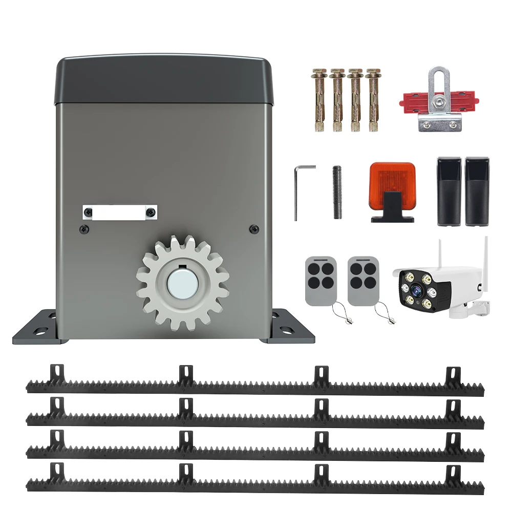 300kg Automatic Rack Driving Gate Motor Opener Ac 110v 220v Sliding