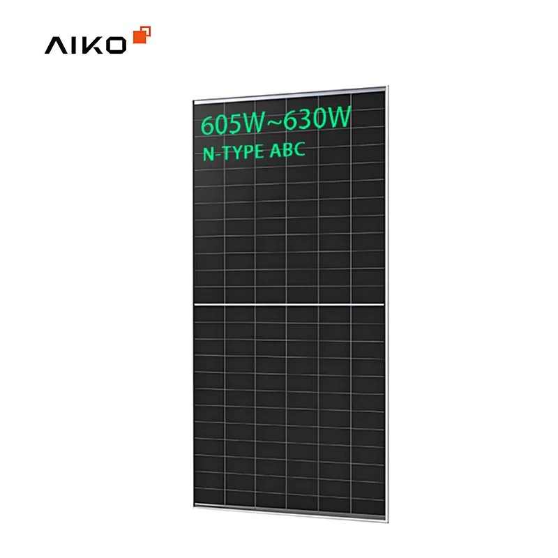 Aiko N-Type ABC Dual Glass Bifacial Solar Panel Aiko-A-Mah72Dw G