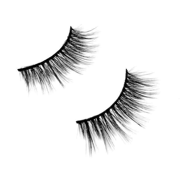 Natural long lasting 3d faux mink select false eye lashes with lashes box/case