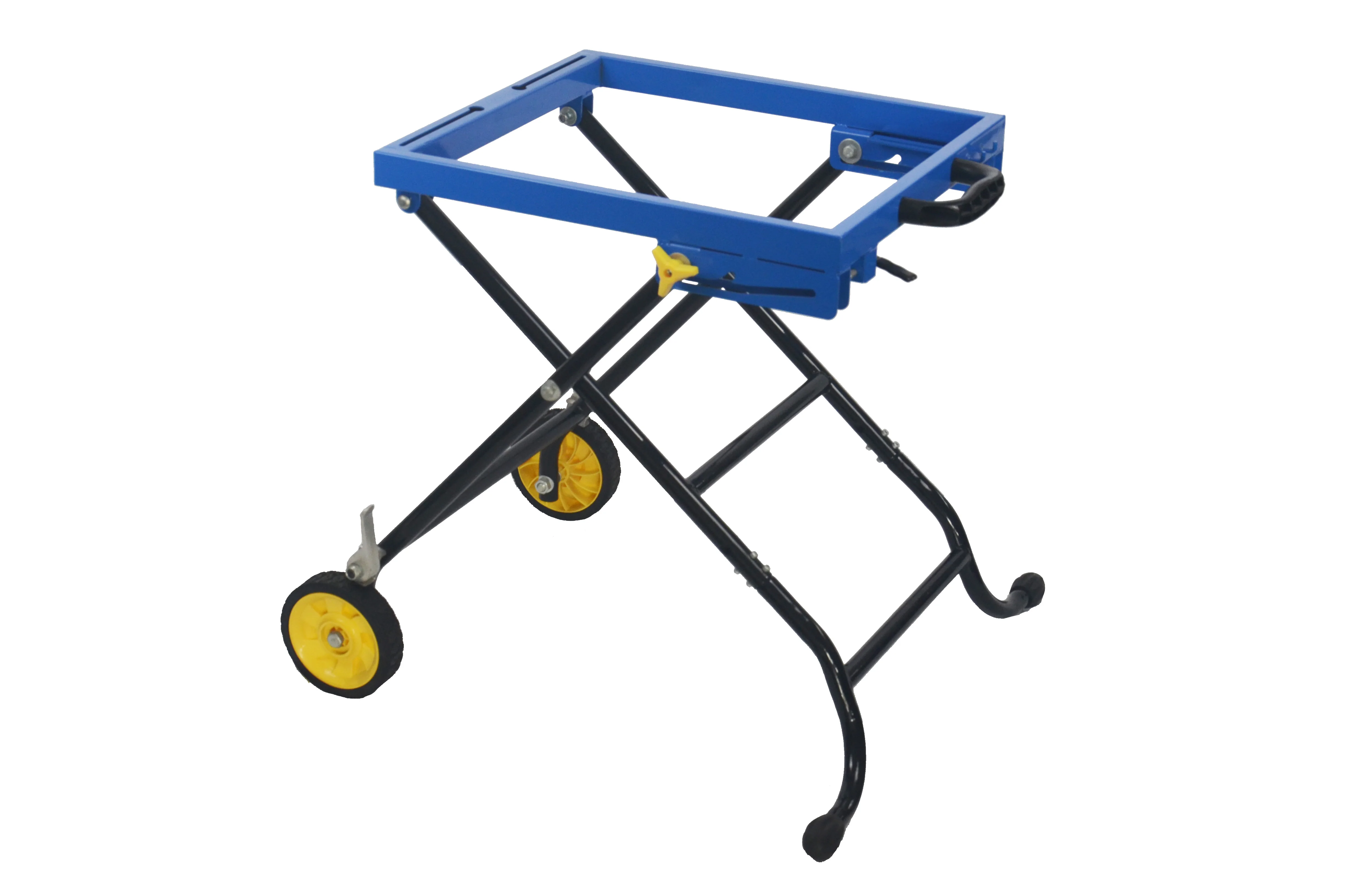 Collapsible Mitre Saw Stand With Wheels And Height Adjustable Feature