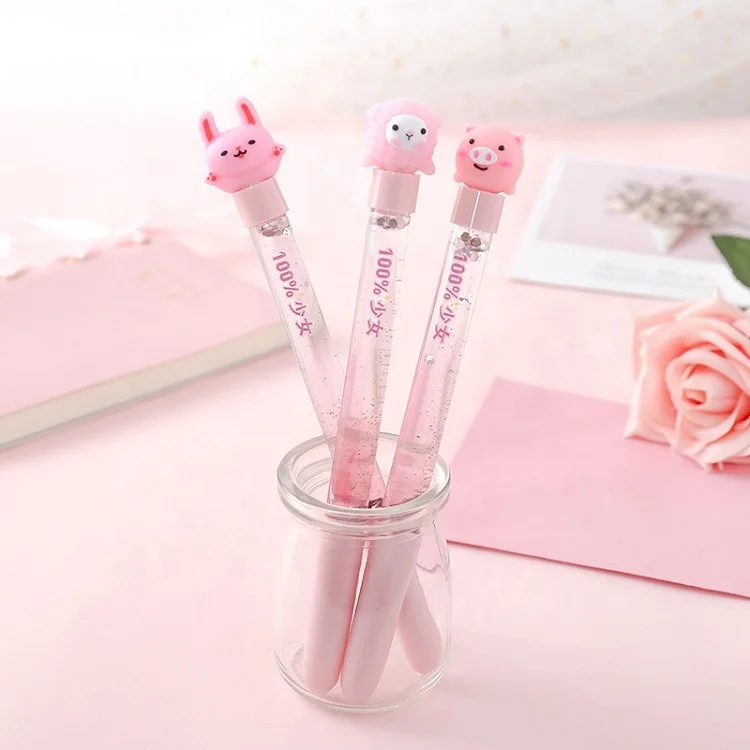 Promotional Gift Unicorn Gel Pen 0.5mm Ink Plastic Kawaii Gel Pen