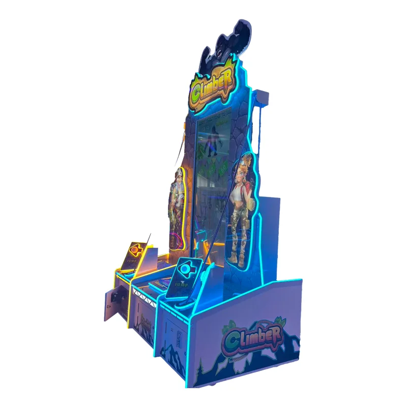 Indoor Metal Rope and Rock Climbing Arcade Machine with 1 Year Warranty English Language for Kids in Shopping Malls supplier