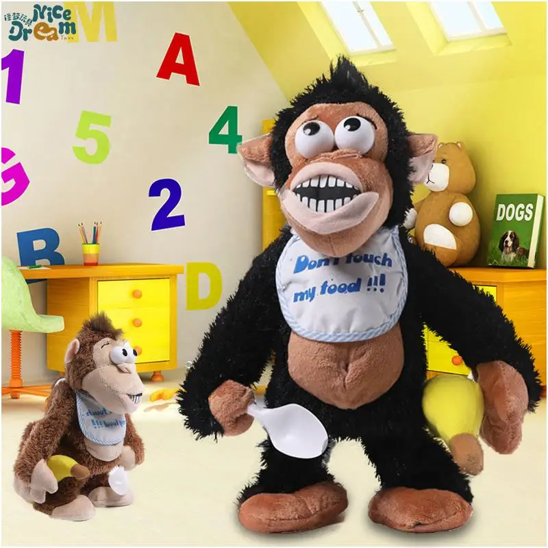 Hot sale promotional gifts electronic plush MonkeyElectric Toy Stuffed animal educational plush electronic toys for child