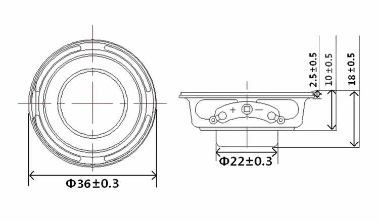 Fast Delivery 36Mm Mini 4 Ohm 3W Full Range Speaker, 1.5 Inch 8 Ohm 3W Speaker - ANKUX.COM