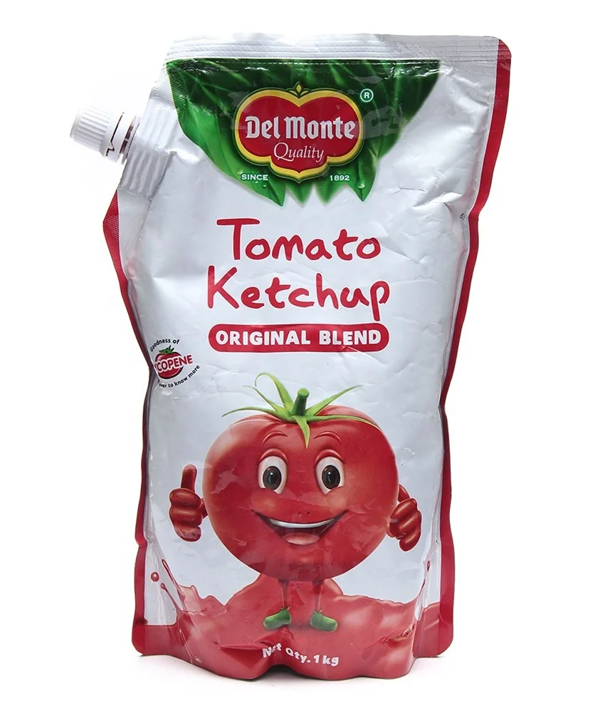 High Temperature Resisting Retort Spout Pouch Bag Sauce Ketchup Jam Tomato Paste Pouch Spout