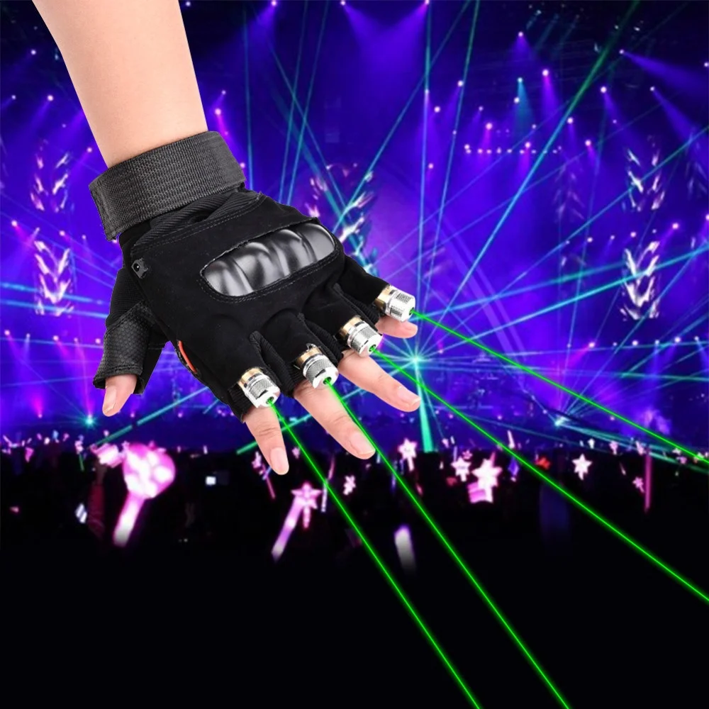 led laser gloves