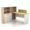 Modern computer office table with filing cabinet office furniture