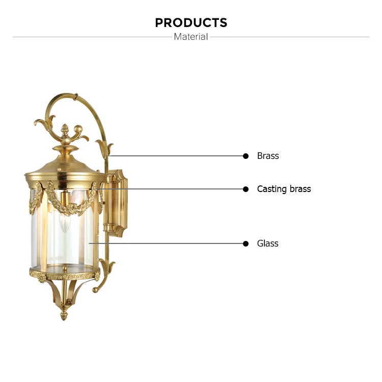 lantern wall bracket light