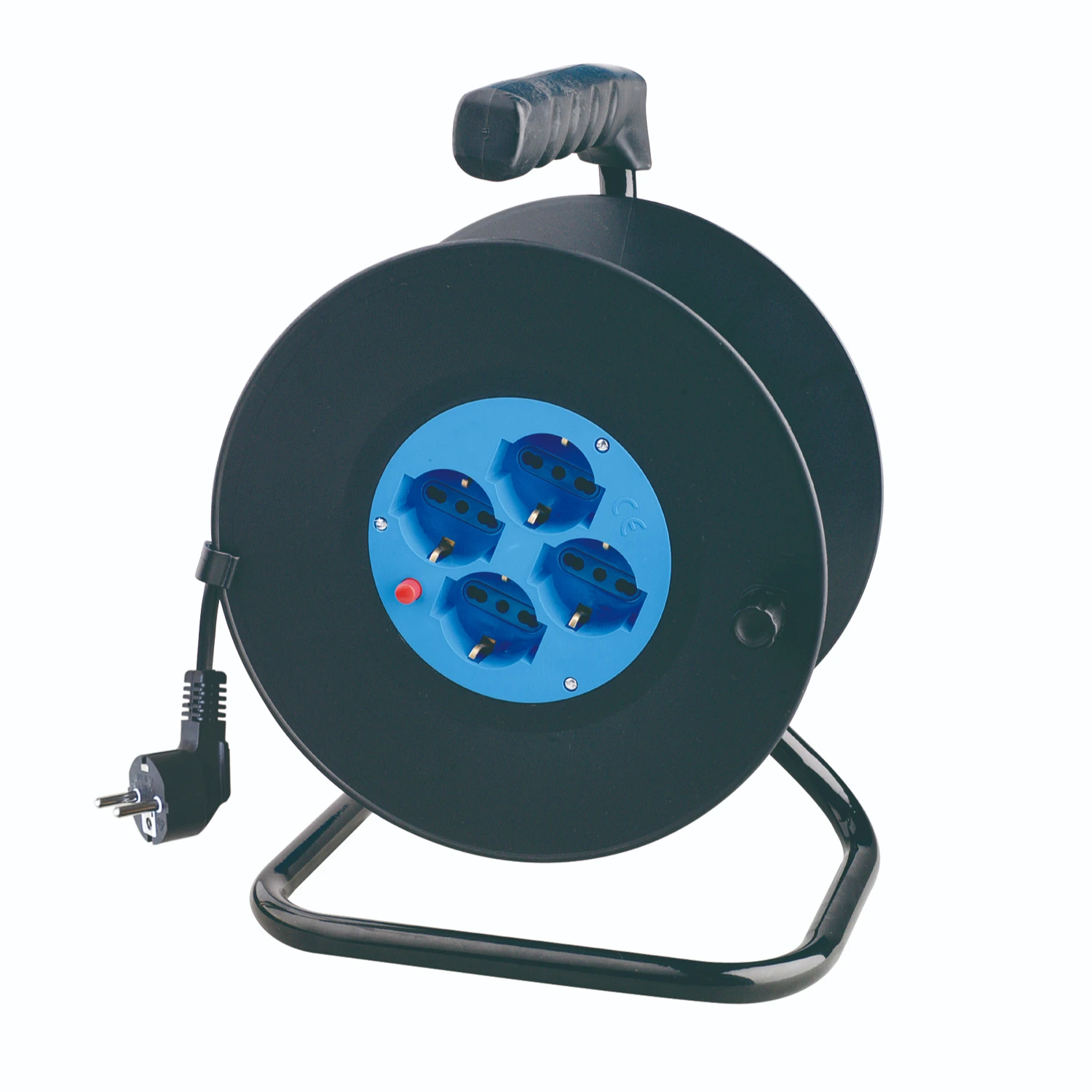 Multi Cable Reel SAFELINE Spina 16A 4 Presa 10/16A Bipasso/schuko 250V~25M