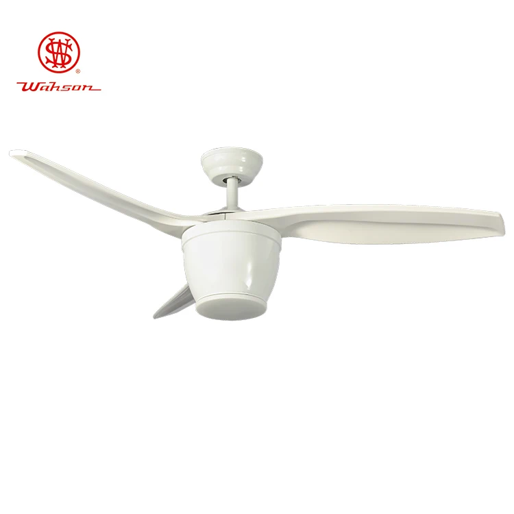 Factory 52 inch remote control PC blade ceiling fan white Ceiling Fan without light Decorative Ceiling Fan