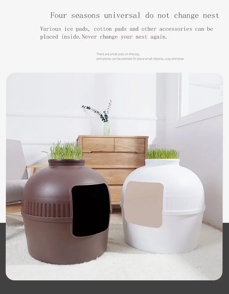 Hidden Flower Pot Cat Litter Box Plant For Box Litter Cats House Kennel