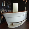 Nautical theme Boat shaped Restaurant Mini Cocktail Bar Counter Design