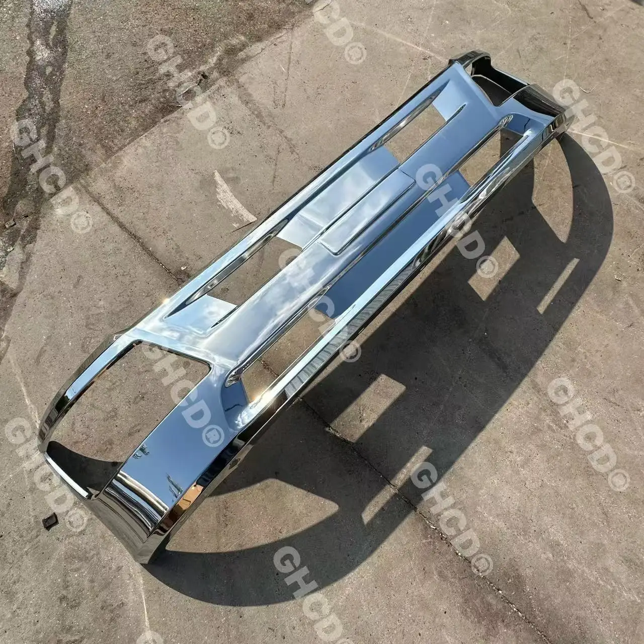 GHCD New Materials/high Quality Iron Chrome-plated Bumpers for Japanese Truck New HINO 500/DOMINATOR supplier