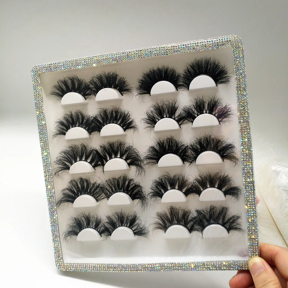 

wholesale 25mm super fluffy 5d XL mink eyelashes Private Label Lash free Packaging Box 25mm lashes Vendor Handmade Real Mink, Natural black