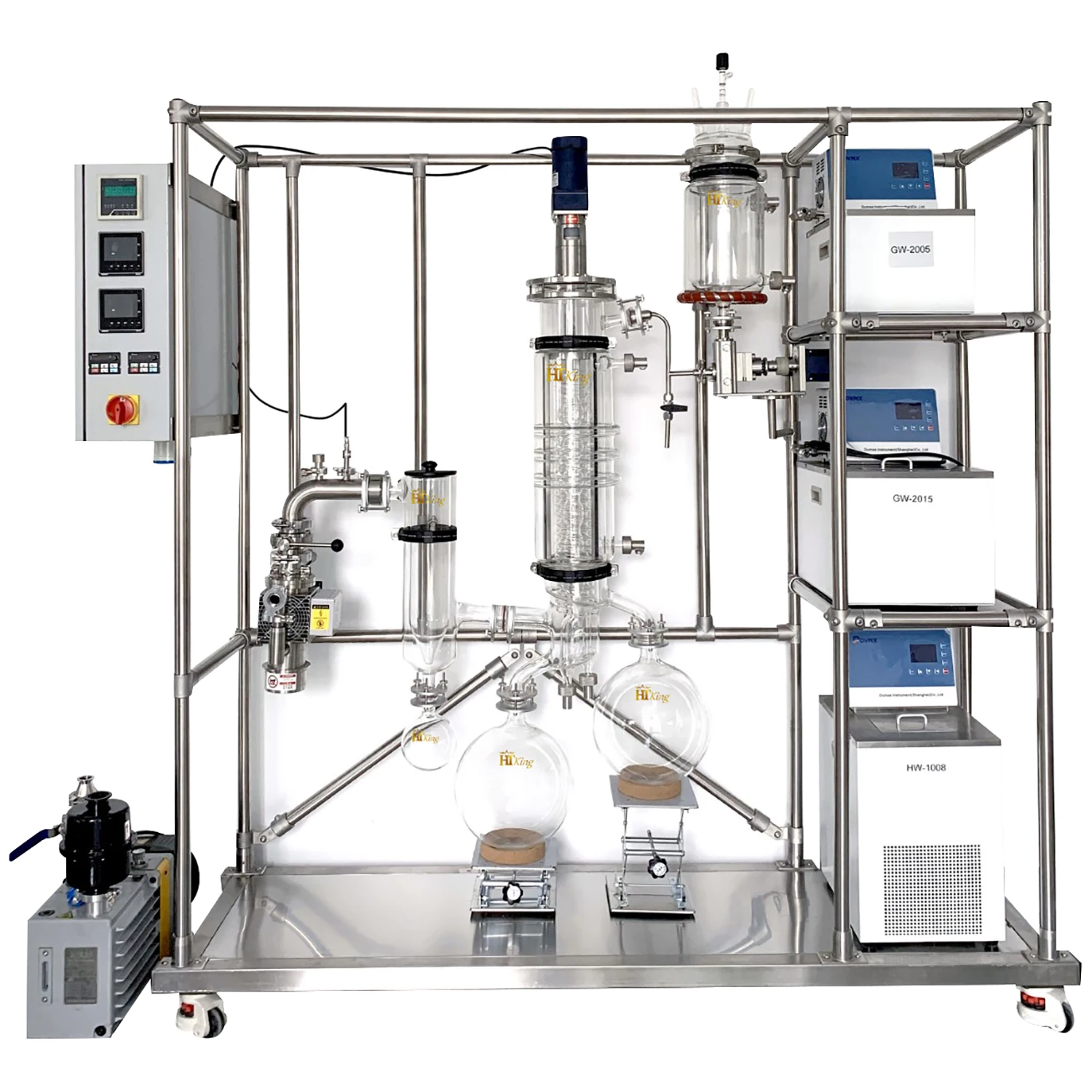 
Hot selling 6 inch CBD Oil vacuum thin film distillation molecular 
