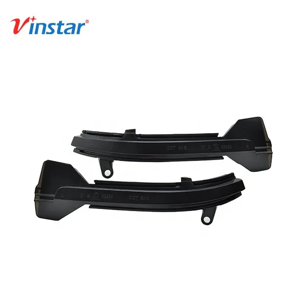 Vinstar Smoked Lens Sequential Flash LED Side Mirror Turn Signal Indicator Lights for BMW