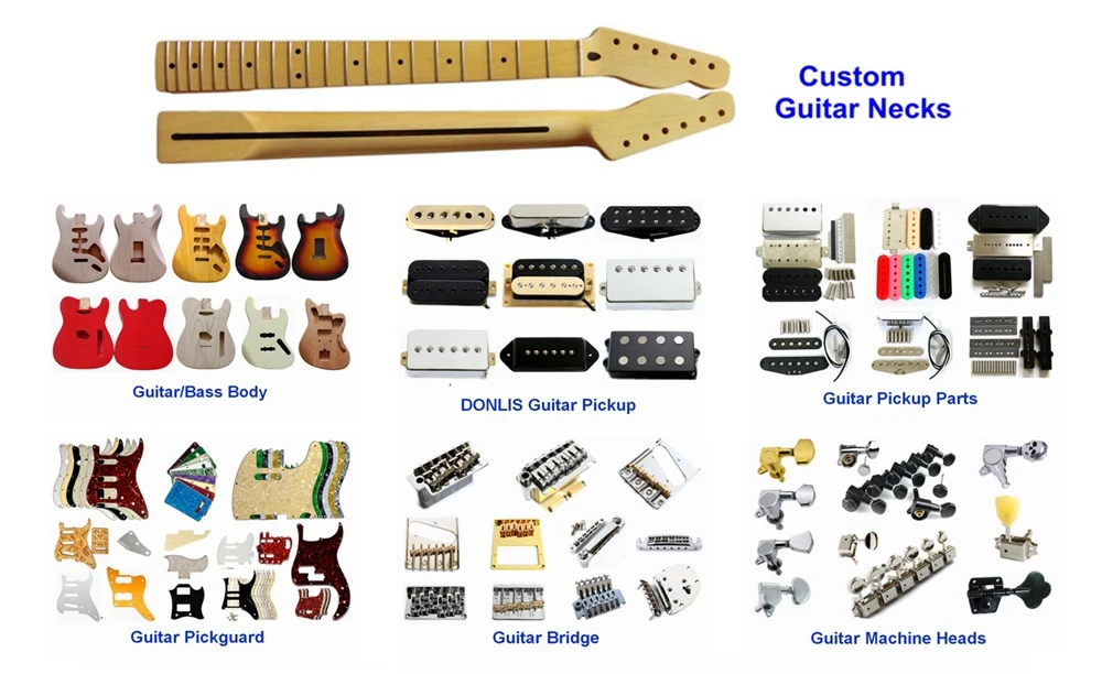 Donlis Gold Metal Roller Strat Guitar String Retainer Tree For Tele