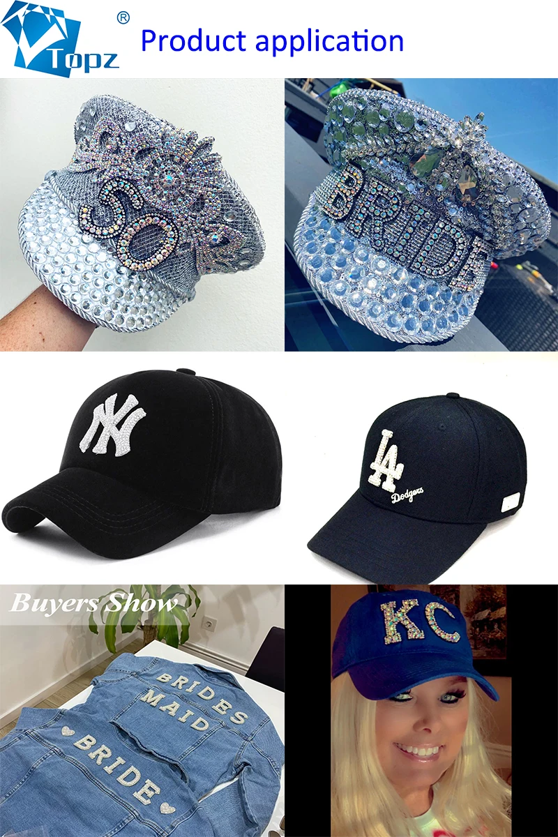 Free sample Custom Design Bear rhinestone Patch 3D Embroidery Applique For Clothing