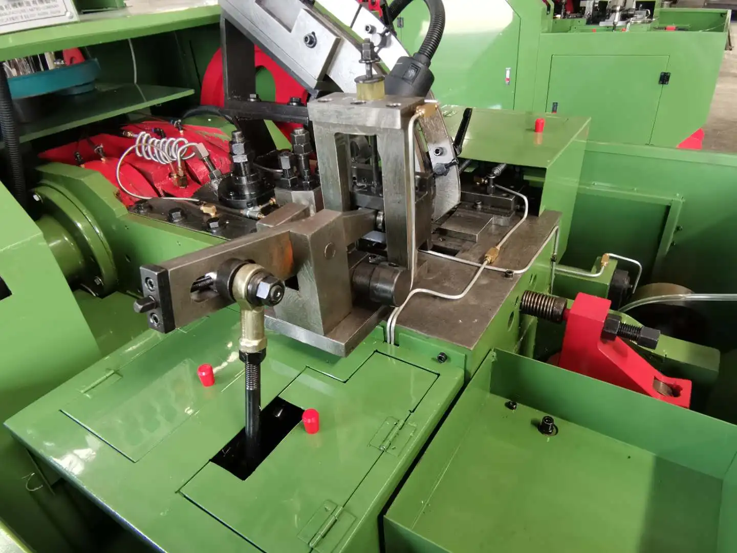 Open Close Mould Cold Heading Machine For Multistep Two Headed Nonstandard Screw Bolt Making