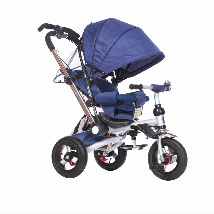 Children's Tricycle 3in1 Baby Tricycle With Push Handle Rear Seats