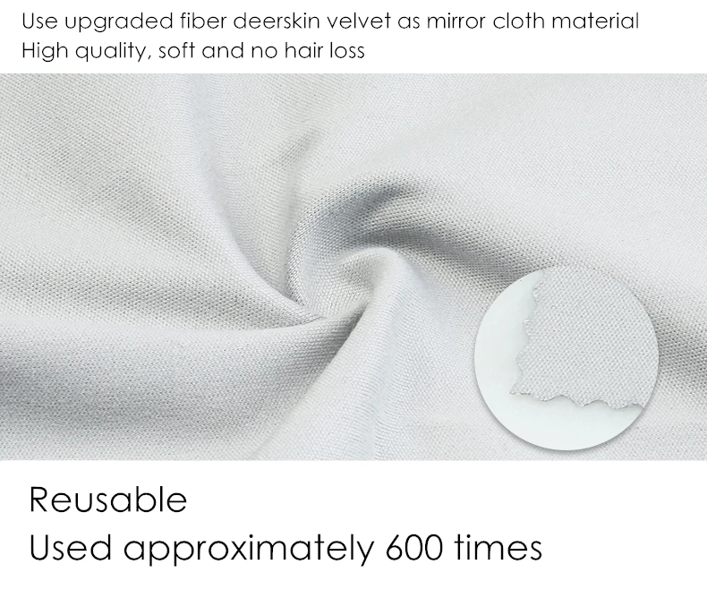 Mlenelt 7 Hours Effect Nano Antifog Mirror Cloth Microfiber Lens Cleaning Wiping Cloth For
