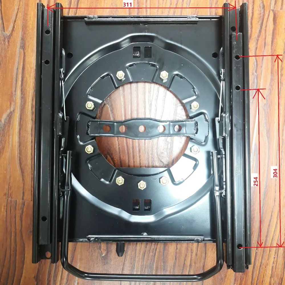 Itopwell Avaliable Sample Smooth 360 Degree Car Seat Swivel Base Mount Plate With Slider Guide