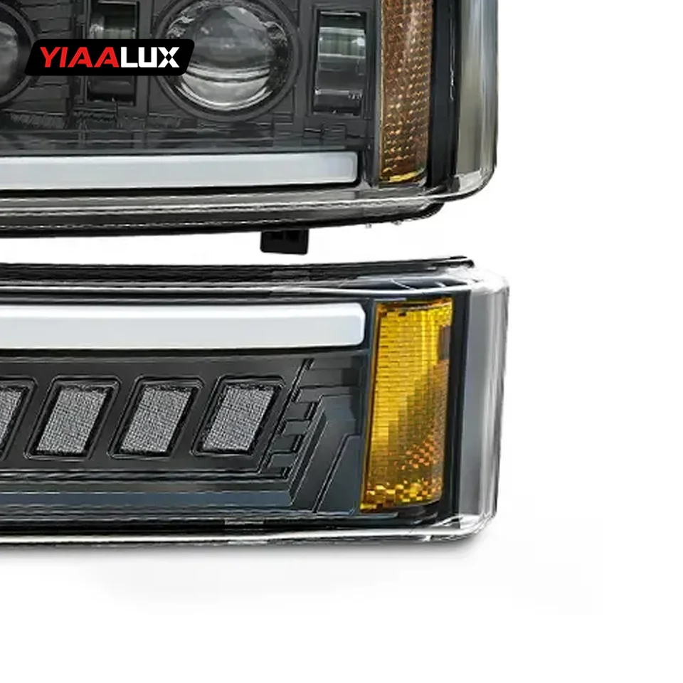 For 2003-2006 Chevy Silverado 1500 Accessories 2500 3500 HD Turn signals DRL Led Headlights for 03-06 Chevrolet Avalanche factory