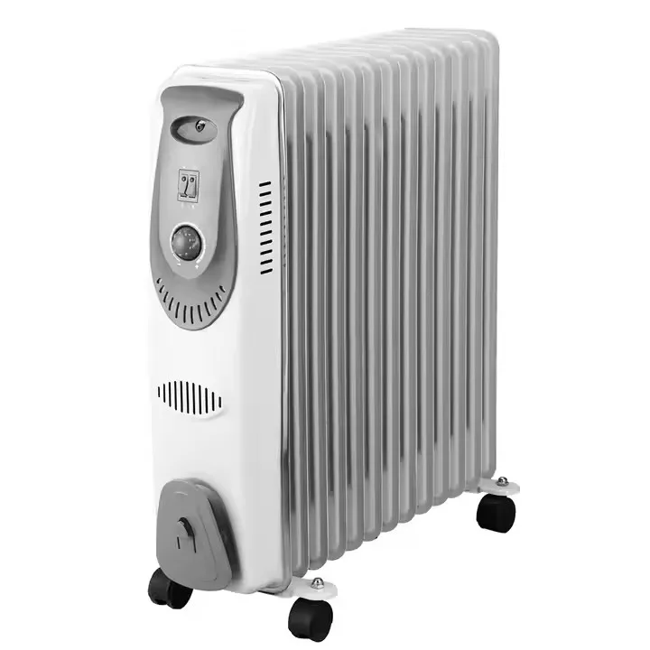 Freestanding Ptc Oil-filled Radiator, Portable, 1500 W, Metal - detail 8