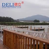 Easy assemble hardwood decking Asian style floating docks for sale
