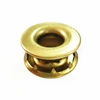 35 MM Brass material harder rolled rim plating colors with two rows claws on the Gasket 2 parts 15 MM inside diameter eyelet