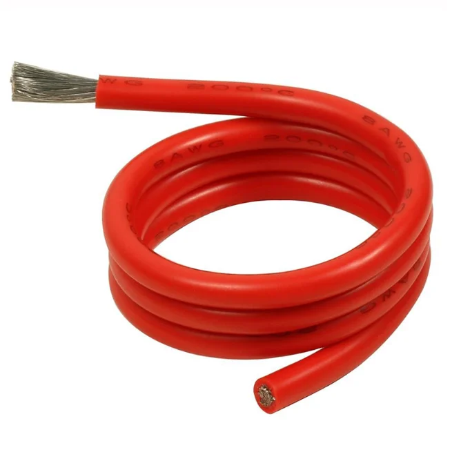 2 ~ 30awg negro goma de silicona cable alambre alta temp flexible-US 0.08mm serie 