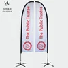2019 feather flag banners with pole feather flag base advertising customized design full color printing flag