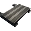 Groove and Embossing Wpc Veranda Decking Floor at factory price
