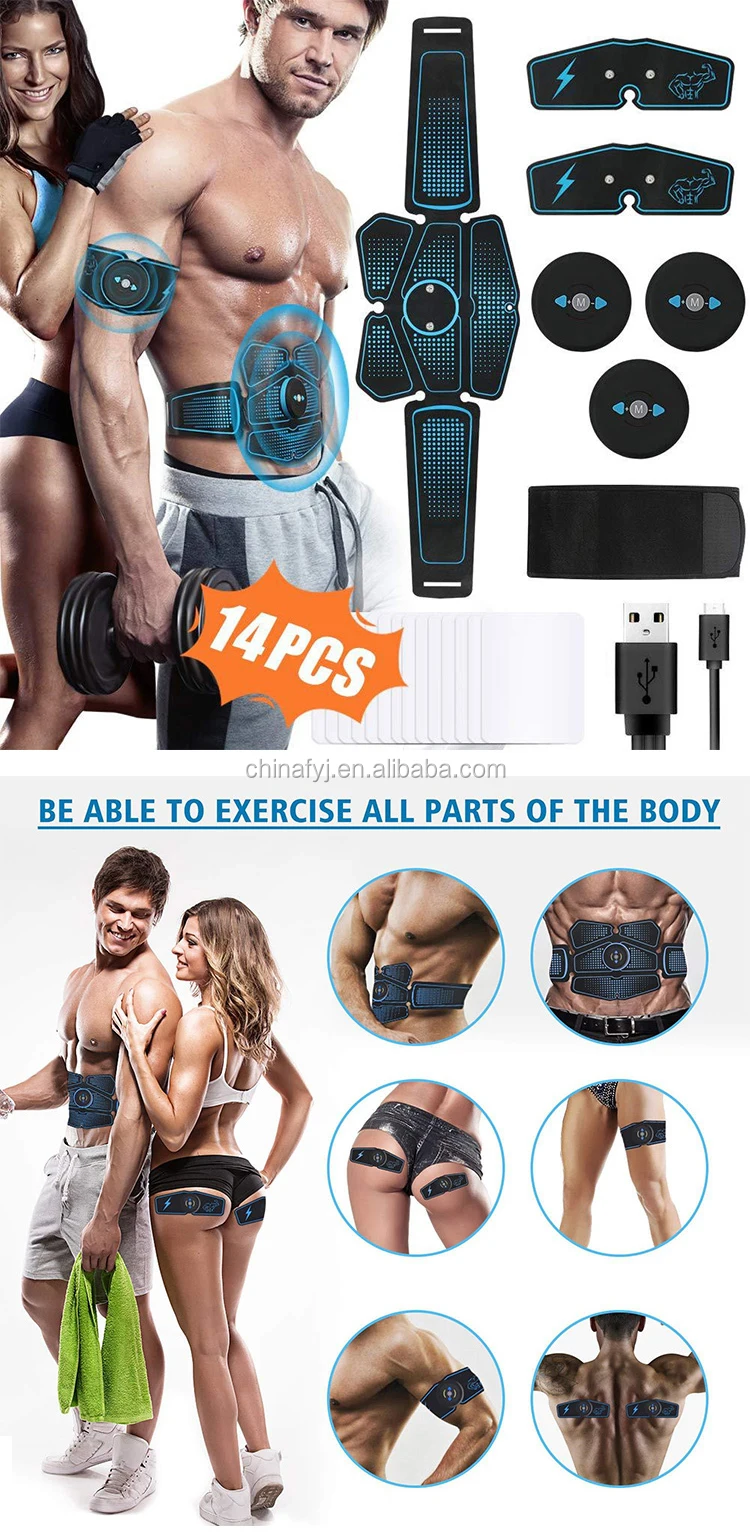Ems Tens Unit Abs Belt Fitness Muscle Stimulation,Ems Slimming Electric