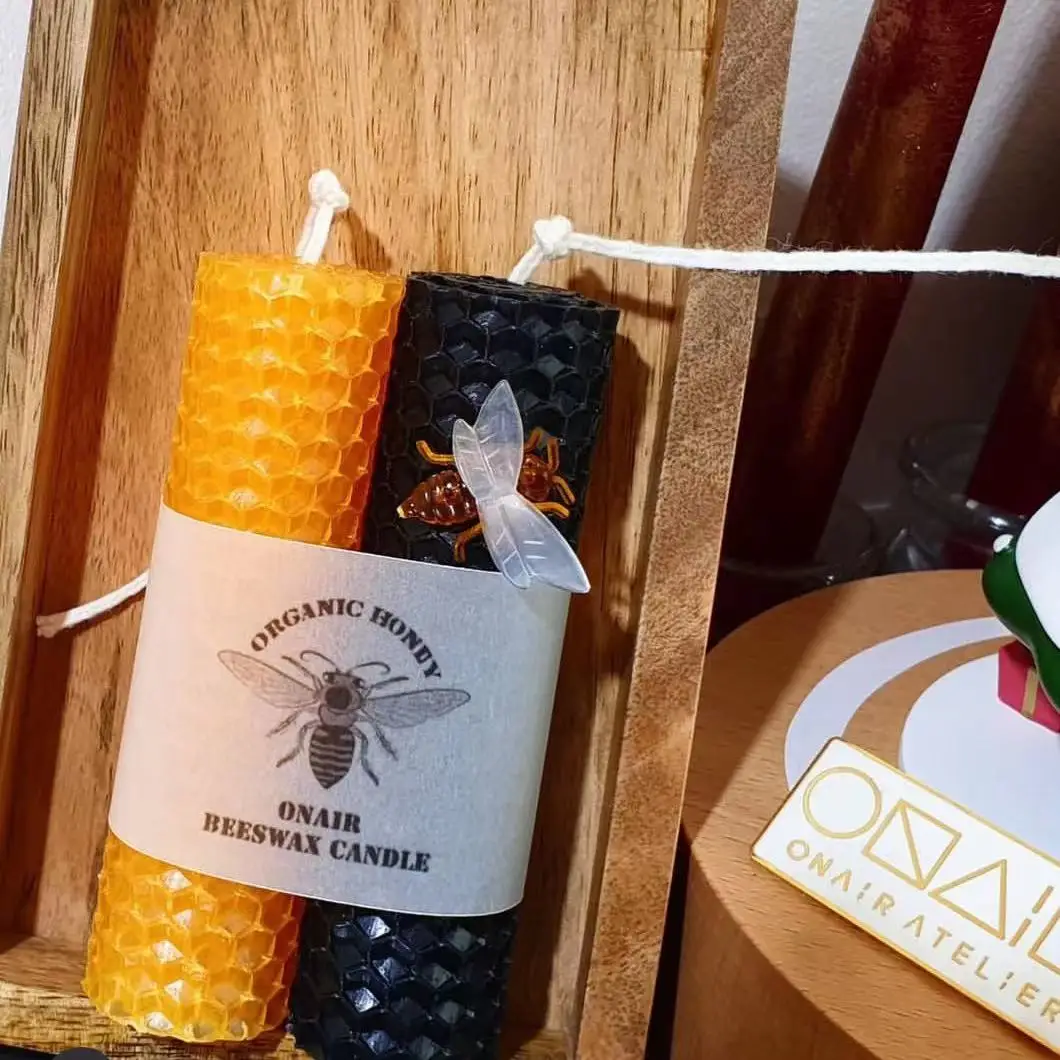 High Quality Factory Wholesale Organic Handmade Beeswax Luxury Candle