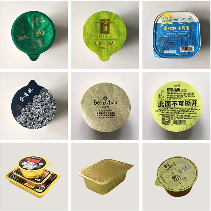 Portable Soup Bowl Instant Noodle Bowl Aluminum Foil Lid Sealing